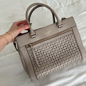 Kate spade tan crossbody hand bag